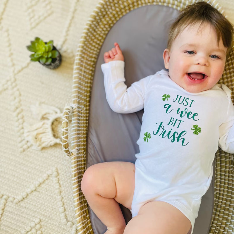 Just A Wee Bit Irish Baby Bodysuit