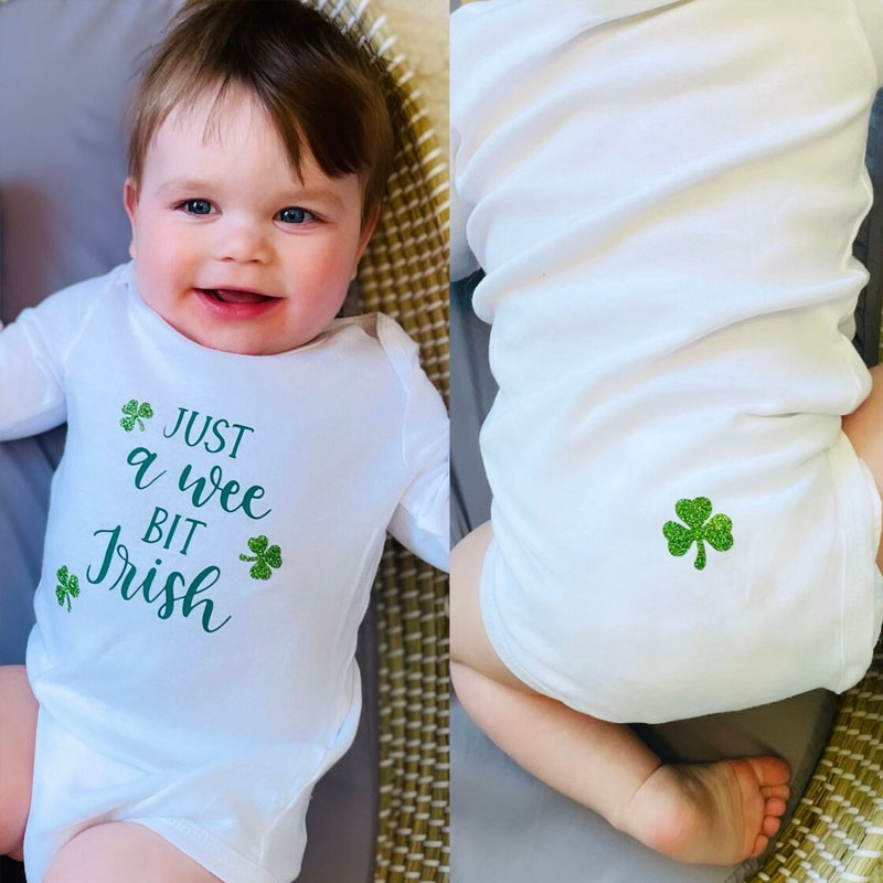 Just A Wee Bit Irish Baby Bodysuit