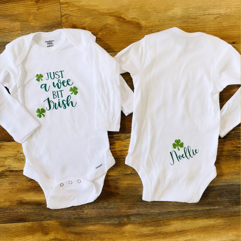 Just A Wee Bit Irish Baby Bodysuit