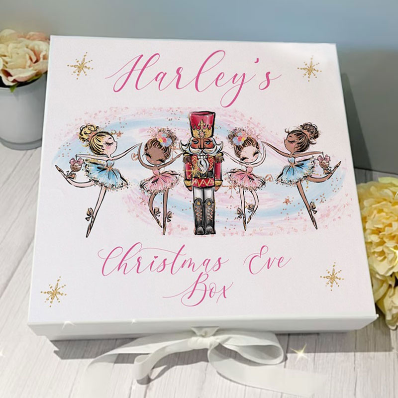 Kids Personalised Christmas Eve Box The Nutcracker Design