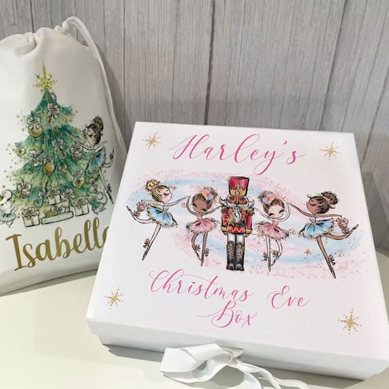 Kids Personalised Christmas Eve Box The Nutcracker Design