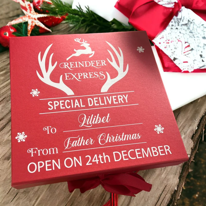 Kids Reindeer Express Delivery Christmas Eve box