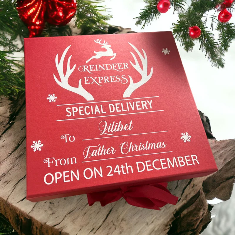 Kids Reindeer Express Delivery Christmas Eve box