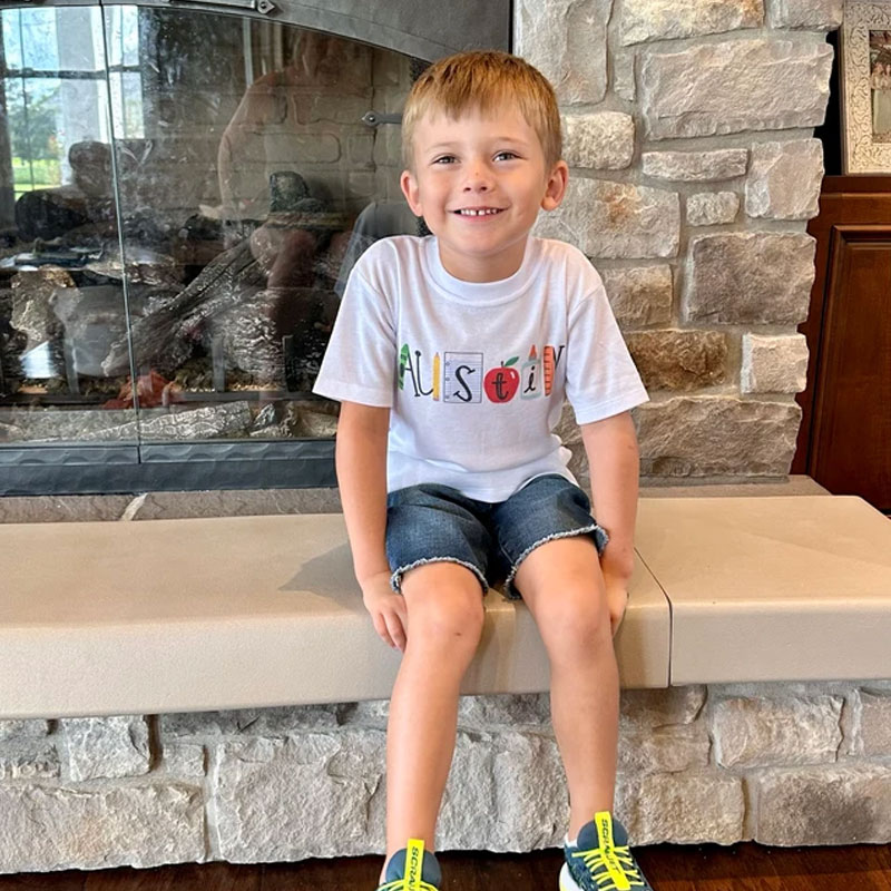 Kids back to school shirt personalized Tshirt