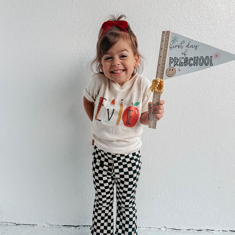 Kids back to school shirt personalized Tshirt