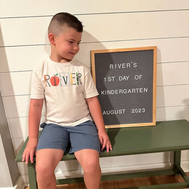 Kids back to school shirt personalized Tshirt