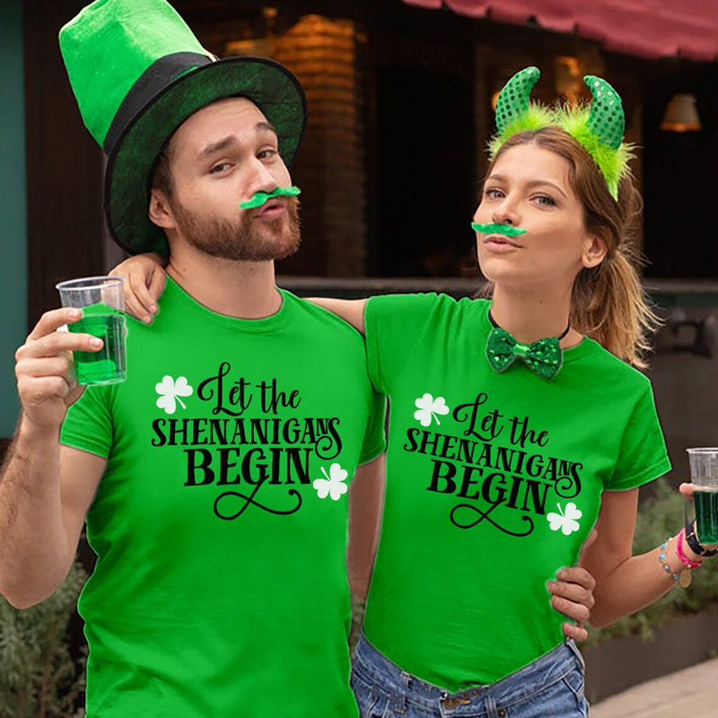 [Adult Tee]Let The Shenanigans Begin Patrick's Day Shirt
