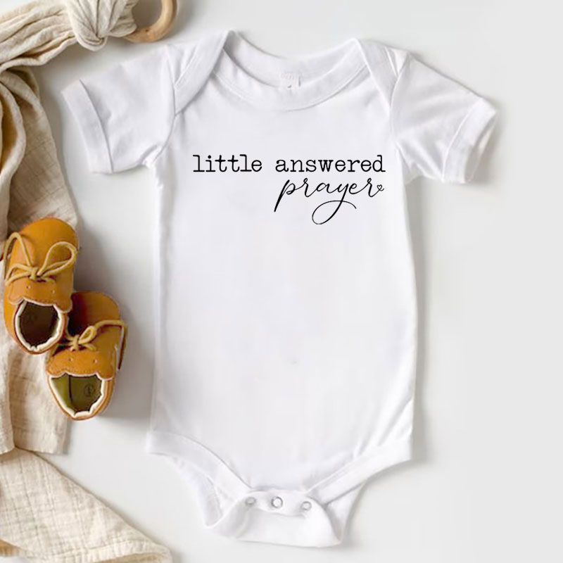 Little Answered Prayer Bodysuit Blessed Baby
