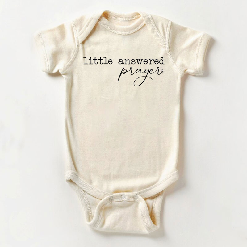 Little Answered Prayer Bodysuit Blessed Baby