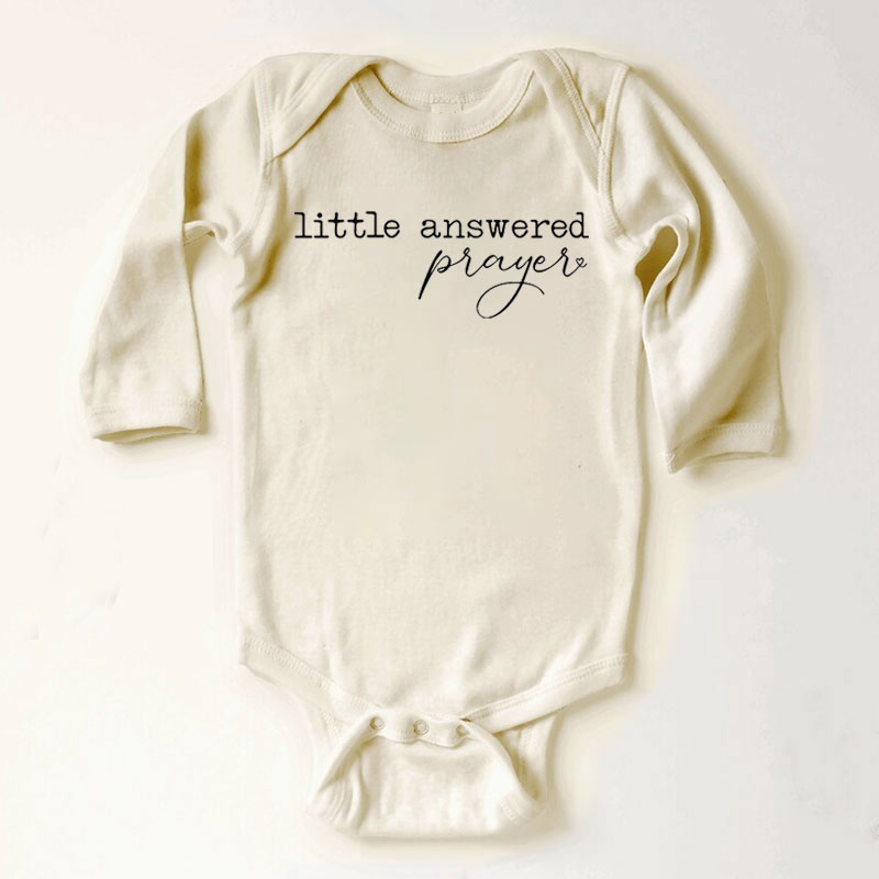 Little Answered Prayer Bodysuit Blessed Baby