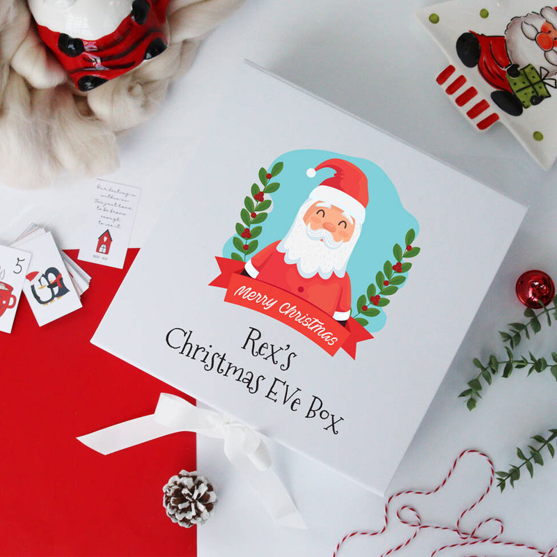 Luxury Christmas Eve Box Santa Personalised Printed Box