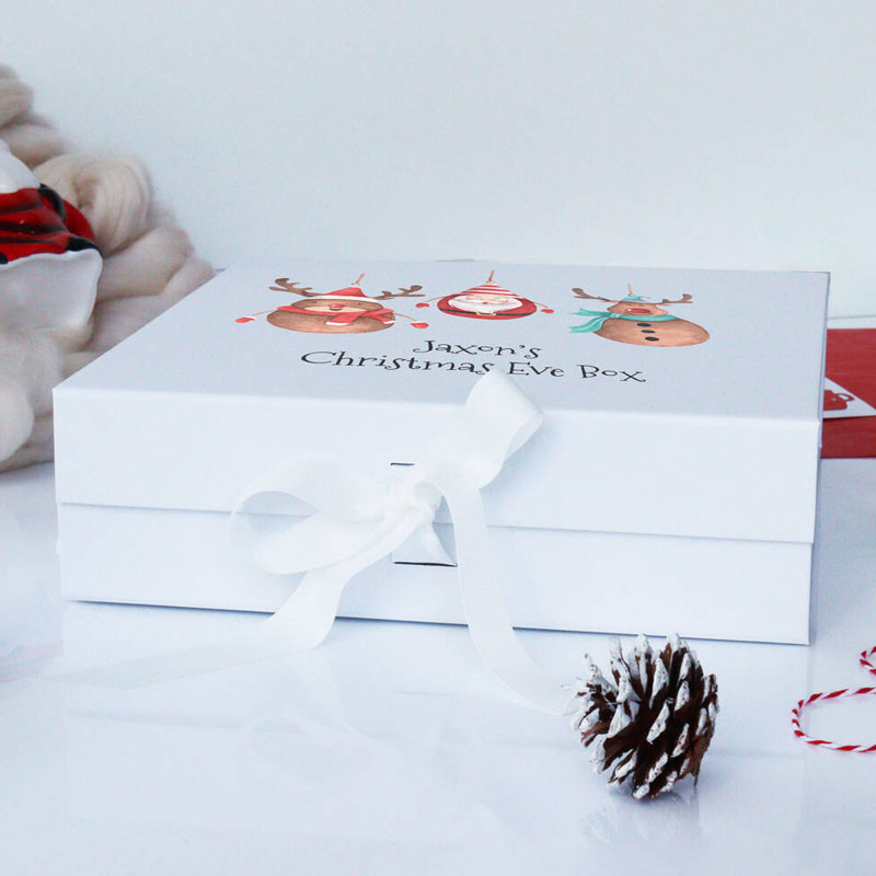 Luxury Christmas Eve Box Santa Personalised Printed Box