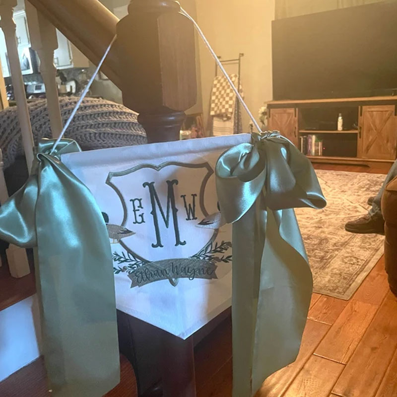 Mallard Welcome Baby Banner