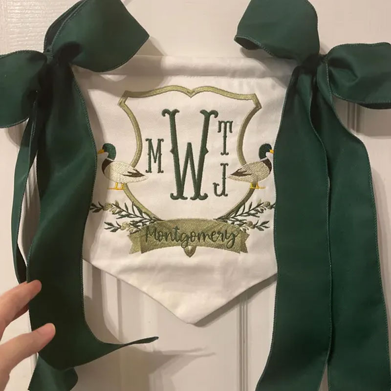 Mallard Welcome Baby Banner