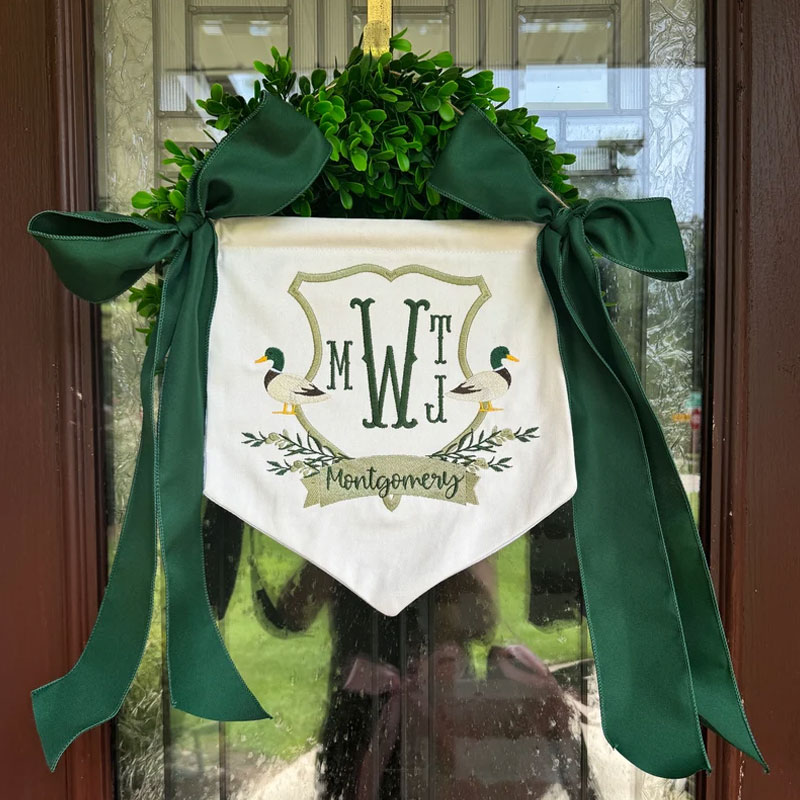Mallard Welcome Baby Banner