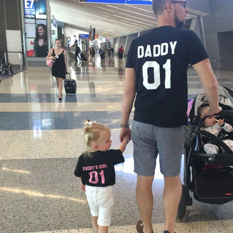 [Adult Tee]Matching Dad And Baby Personalized T-Shirt