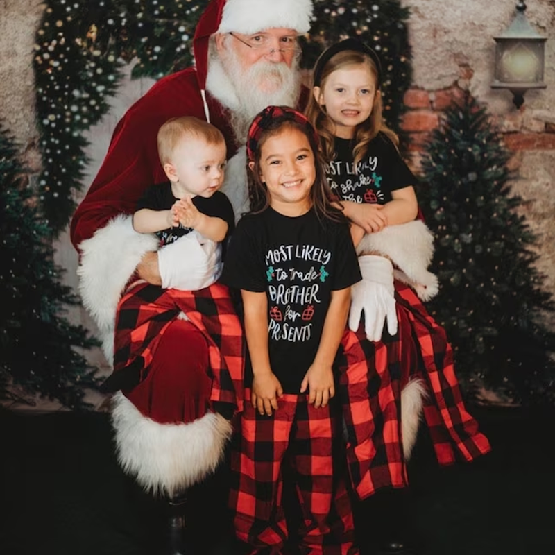 [Adult Tee] Matching Family Christmas Shirts Most Likely To Funny Group