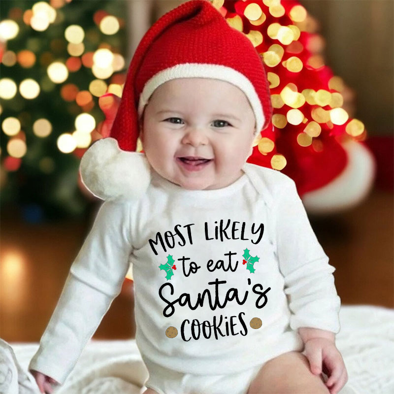 [Baby Bodysuit] Matching Family Christmas Shirts Most Likely To Funny Group