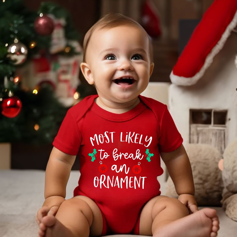[Baby Bodysuit] Matching Family Christmas Shirts Most Likely To Funny Group
