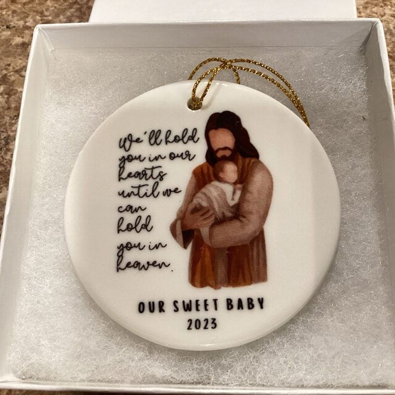 Miscarriage Ornament Baby Memorial Christian Sympathy