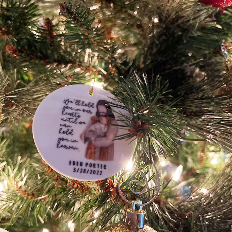 Miscarriage Ornament Baby Memorial Christian Sympathy