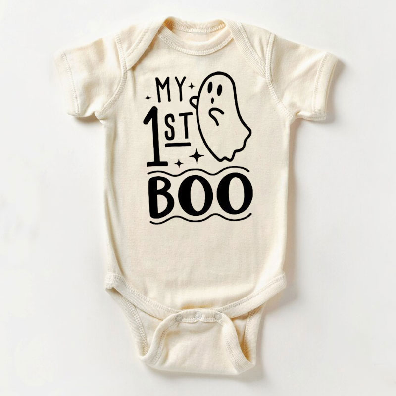 My First Boo Baby Onesie Halloween Baby Bodysuit