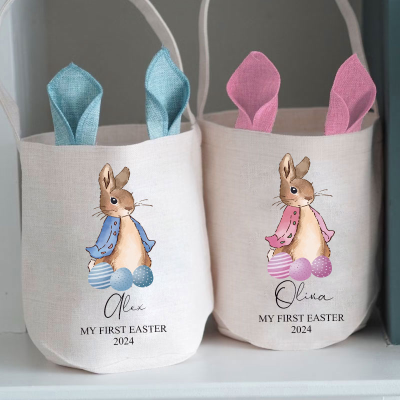 My First Easter Bunny Tote Bag Easter Basket