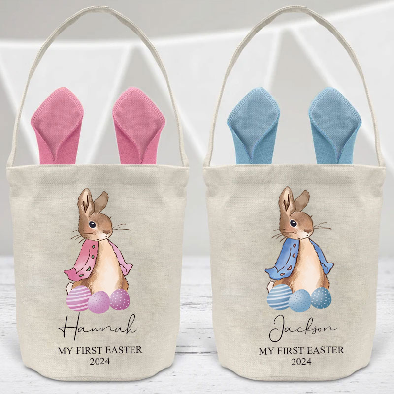 My First Easter Bunny Tote Bag Easter Basket