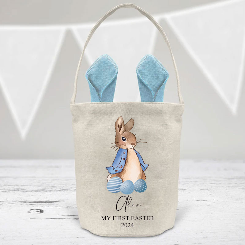 My First Easter Bunny Tote Bag Easter Basket