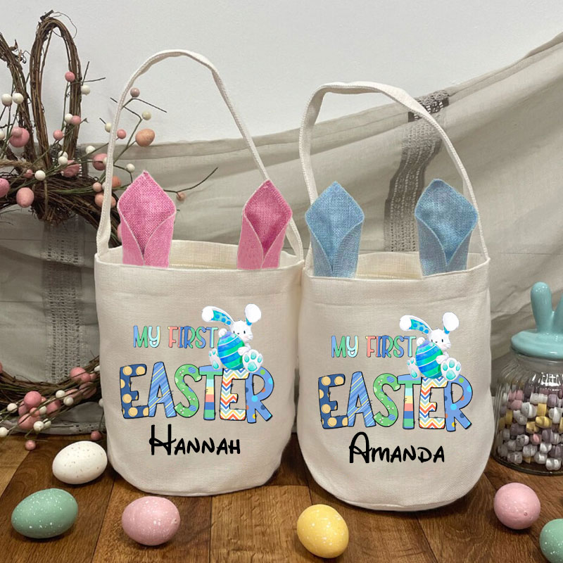 My first easter New Baby Easter Basket