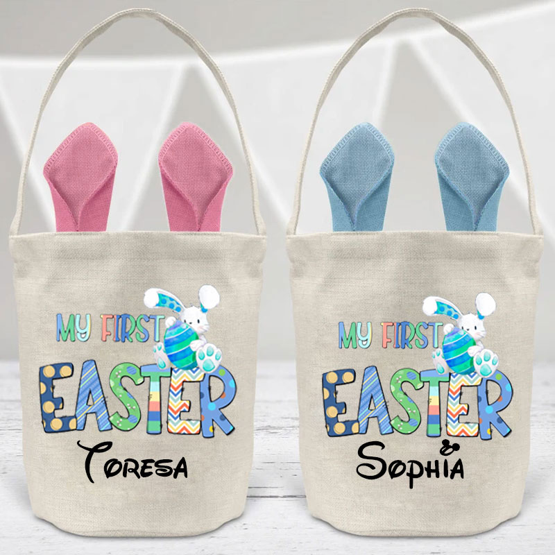 My first easter New Baby Easter Basket
