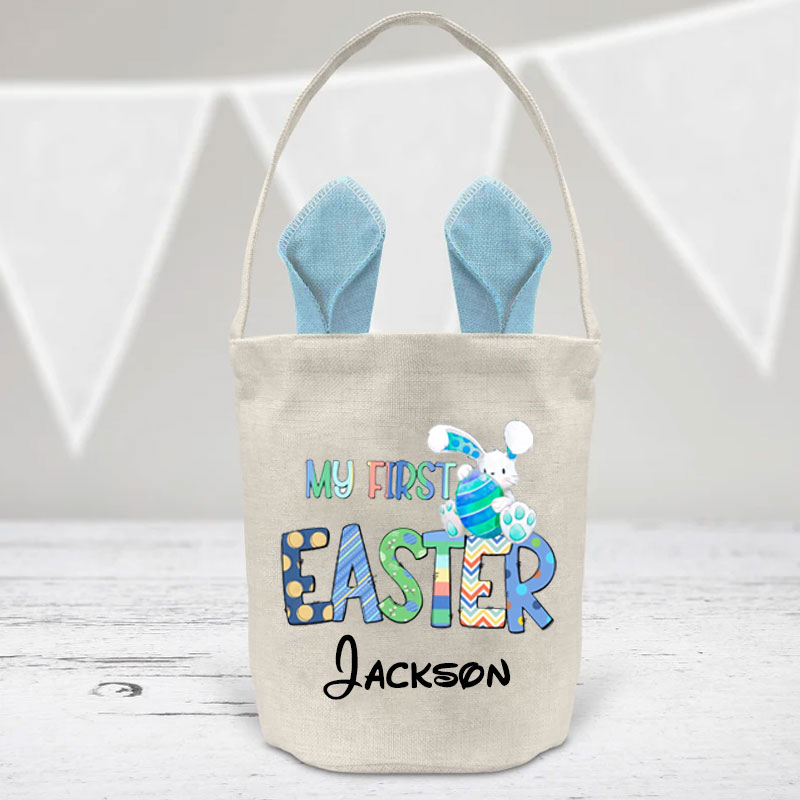 My first easter New Baby Easter Basket