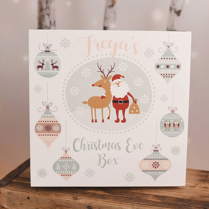 Nutcracker Wooden Decoupaged Christmas Eve Box