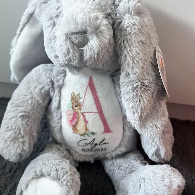 Personalised Bunny Rabbit New Baby Gift