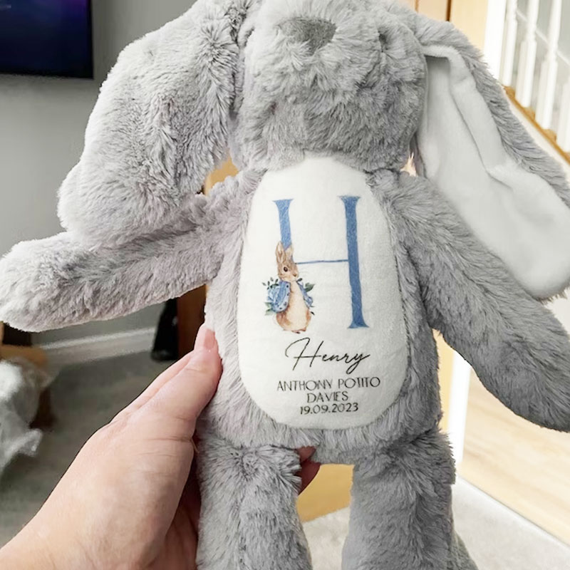 Personalised Bunny Rabbit New Baby Gift