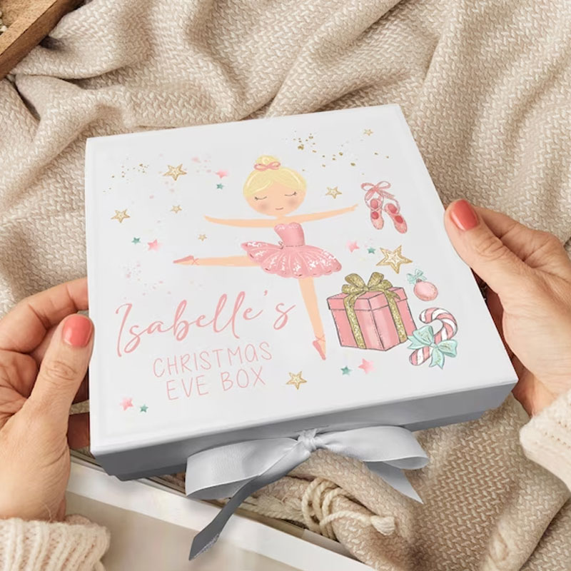 Personalised Christmas Eve Box Dance Girl Christmas Tree