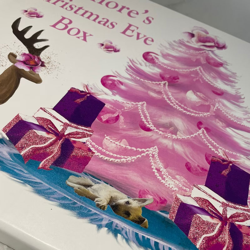 Personalised Christmas Eve Box in White Unisex Christmas Box