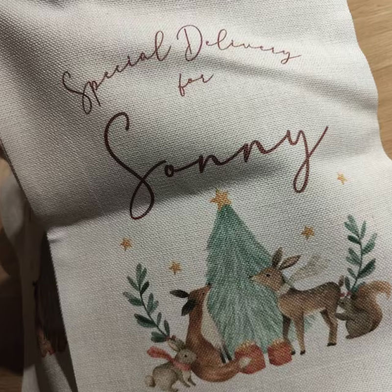 Personalised Christmas Sack Personalised Christmas Decorations