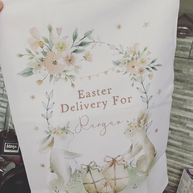 Personalised Easter Bag Easter Sack Gift