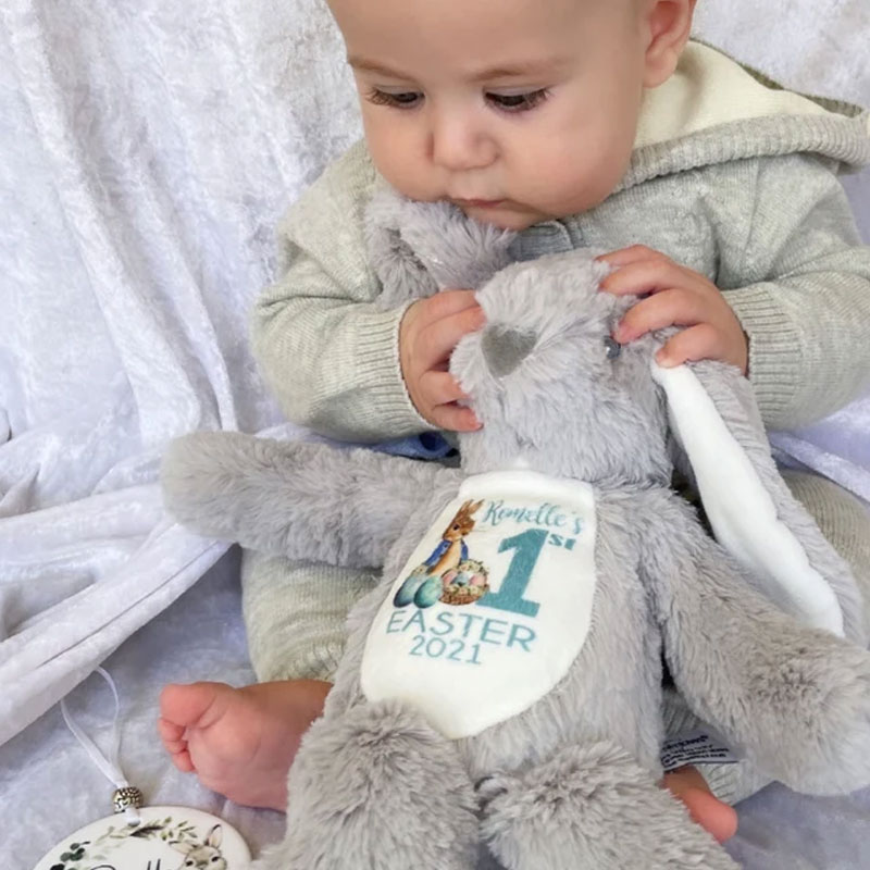 Personalised Easter Bunny Rabbit Easter Baby Gift
