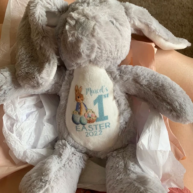 Personalised Easter Bunny Rabbit Easter Baby Gift