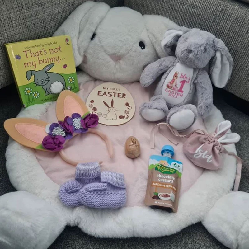 Personalised Easter Bunny Rabbit Easter Baby Gift
