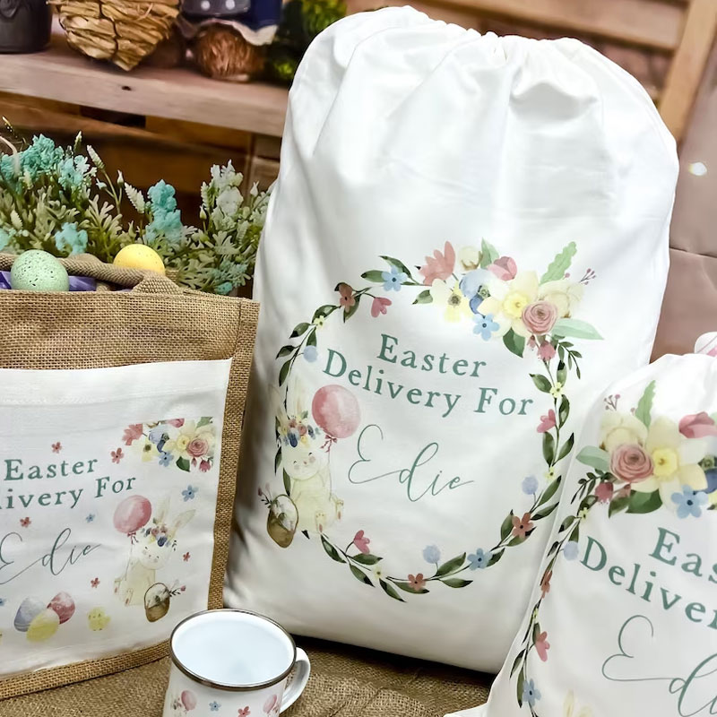 Personalised Easter Sack Kids Easter Gift