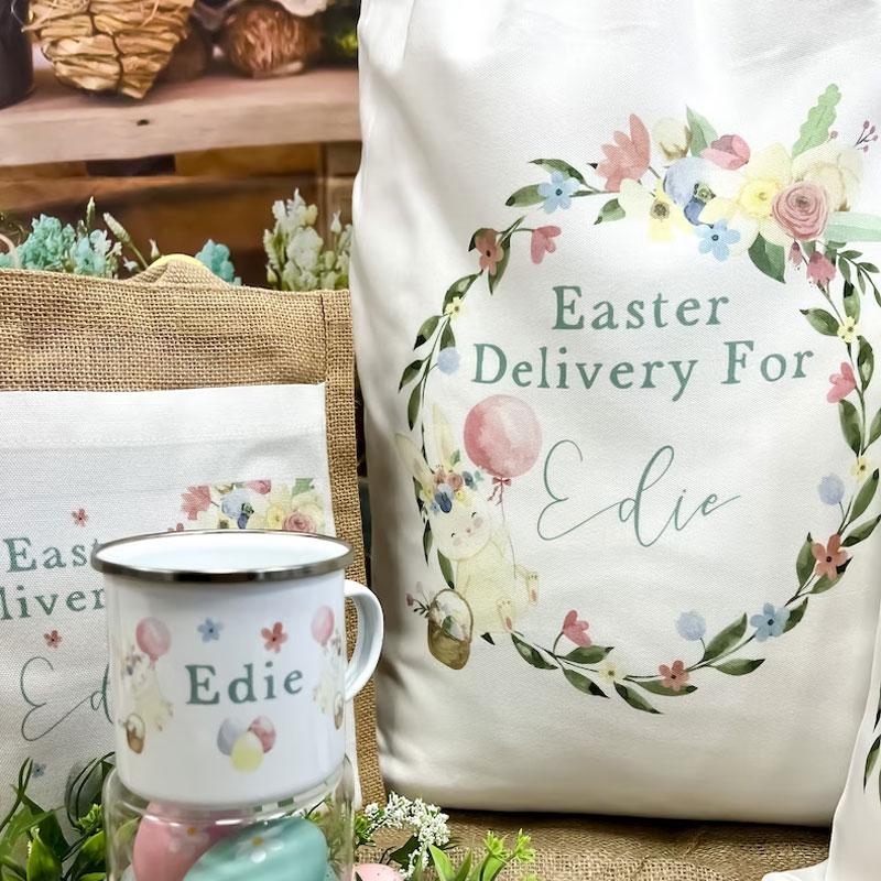 Personalised Easter Sack Kids Easter Gift