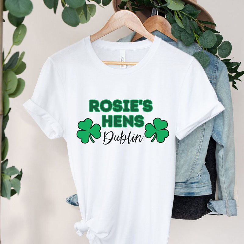 [Adult Tee]Personalised Ireland Hens Party T-shirts