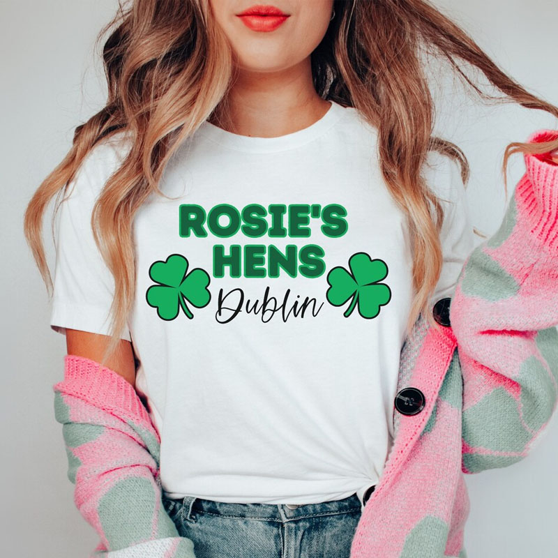 [Adult Tee]Personalised Ireland Hens Party T-shirts