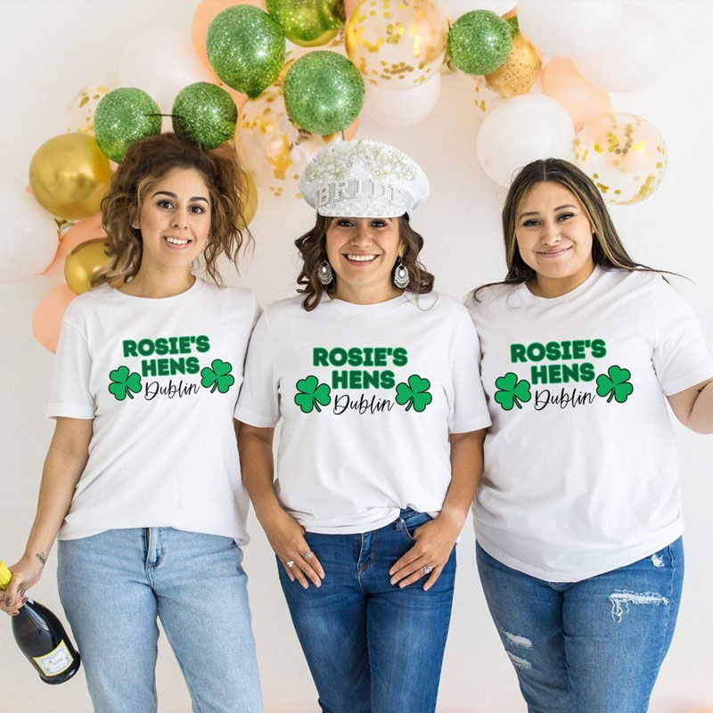 [Adult Tee]Personalised Ireland Hens Party T-shirts