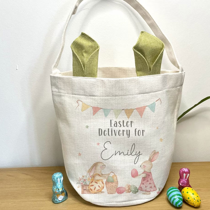 Personalised Keepsake Easter Bag Easter Basket