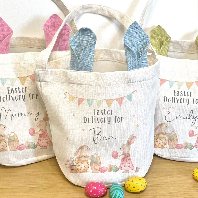 Personalised Keepsake Easter Bag Easter Basket