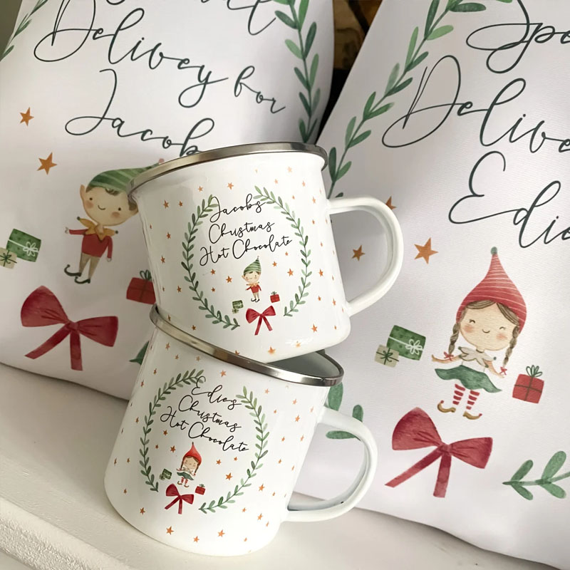 Personalised Kids Christmas Hot Chocolate Mug